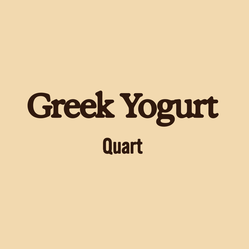 Greek Yogurt | Quart