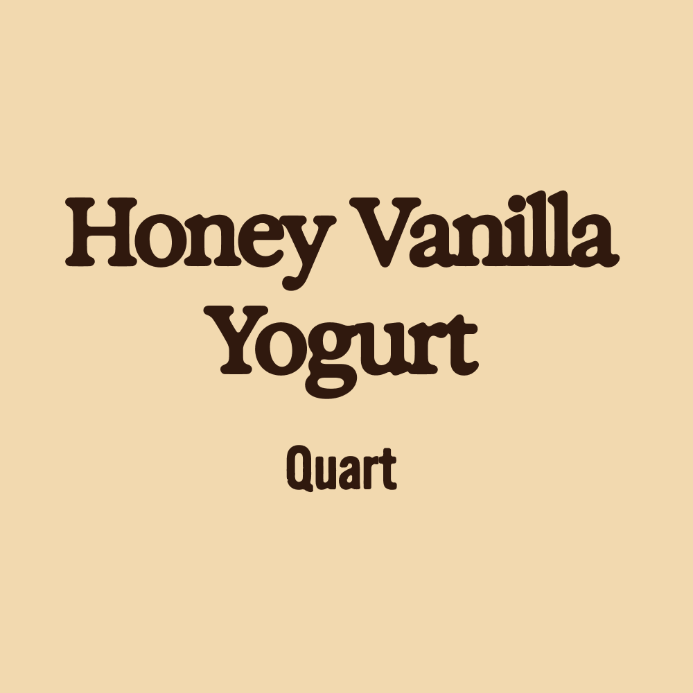 Honey Vanilla Yogurt | Quart